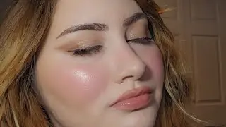 Peachy Soft Glam Makeup🍑 