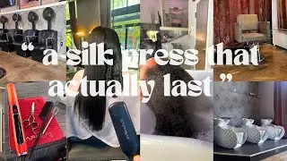 Watch This Silk Press Transformation | Natural Hair Blowout