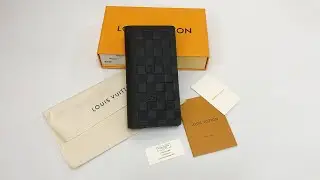 Louis Vuitton Black Damier Infini Leather Brazza Wallet Review