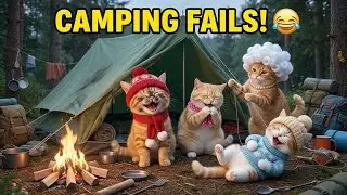 Cat Travel Adventure - 4 Cats Explore a Beach City