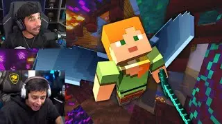 PIUZINHO E CORINGA APRENDENDO A VOAR NO MINECRAFT