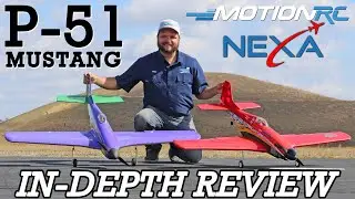 Nexa P-51 Mustang Voodoo and Dago Red In-Depth Overview | Motion RC