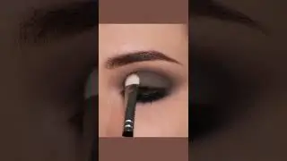 Black Smoky Eye Makeup tutorial ✨❤️#eyemakeup #tutorial #shorts