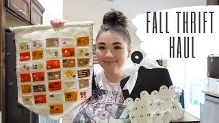 Fall Decor & Thrift Haul &bull; Vlog &bull;