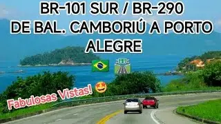 RUTAS BR-101 & BR-290 de CAMBORIÚ A PORTO ALEGRE  🇧🇷 - FIN DE AÑO 2025 - DRIVING TOUR - POV 4K