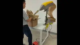 Nuevopak X-Fill Semi Automatic with table stand packing demo