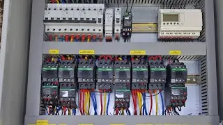 RO plant control panel with PLC logo order no E-1965 @engr-iqbal #abudhabi #panel #electrical