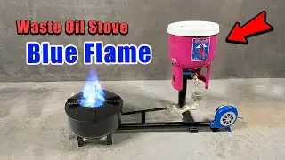 idea DIY Waste Oil Burner Stove from Gas Tank | Waste Oil Stove Homemade super easy
