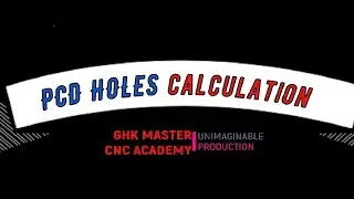How To Calculate  PCD Of 5 Holes For Flange .explain in Tamil