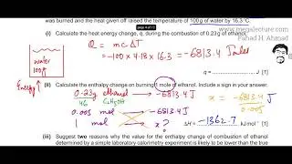 2 - 9701_w16_qp_23 : Chemical Energetics, Hess Law, mc∆T