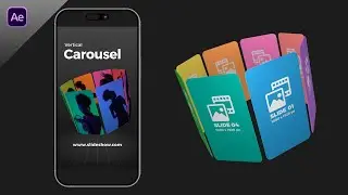Vertical Carousel Slideshow - After Effects Template