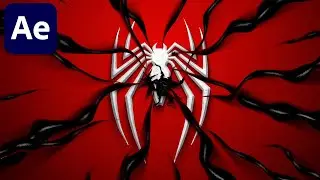 Spider Man 2 Logo Reveal inspired by Sony Playstation 5 Video Game using Adobe After Effects Class