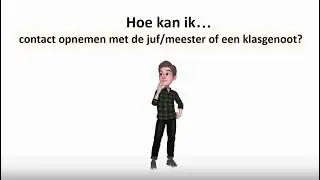 Teams - contact opnemen met de juf/meester of een klasgenoot met Microsoft Teams