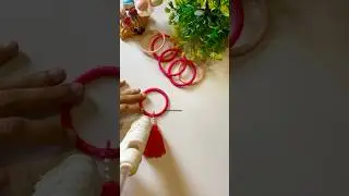 Old Bangles  Craft ideas easy/ Wall Hanging using Old bangles #youtubeshorts#shorts#diy