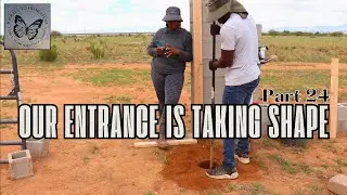 Setting the Posts & Frames for Our Front Gate | Fence Build Pt 24 | Homestead in AZ
