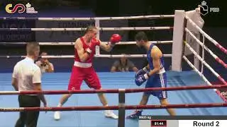 Loun&egrave;s Hamraoui (FRA) vs. Huey Malone (ENG) Boxam Tournament 2023 QF's (63kg)