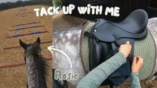 POV: Tack up Rosie with me for a clinic!🌹 plus ride and untack with me! 