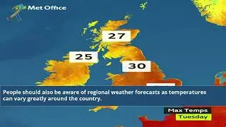 Met Office Weather Forecast Heatwave