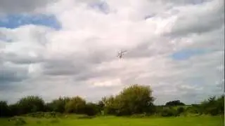 T-Rex 450 Plus Inverted Crash