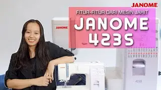 Review Fitur JANOME 423S Portable Home Sewing dari Jepang oleh Ms. Fitri - Mesin Jahit Rumah Tangga