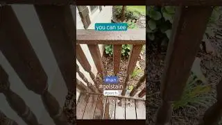 Does gel stain work outdoors? Yes! #diy #porchmakeover #diyprojects #gelstain #porch #springdiy