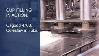 Coleslaw Packaging with Osgood's Cup Filling Technology: Automatic Cup Filler and Sealing Machine