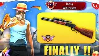 Free Fire NEW  WINCHESTER GUN Full Guide | Best Sensitivity + Damage Test + OP Tricks |VIKASHXBYTE 