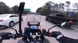Short Evening Ride to Pops Coffee Co | Mini Motovlog | Engine Sounds | Atlanta