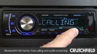 Boss Audio 752UAB Car Stereo Display and Controls Demo | Crutchfield Video