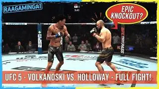 EA Sports UFC 5 Alexander Volkanovski vs Max Holloway Next Gen P55 Gameplay 1080P 60FPS