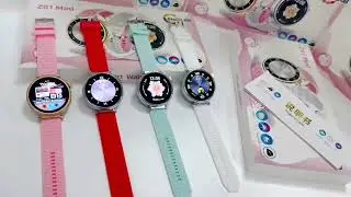 Z01 Mini Smart Watch Women Ladies 1.27inch AMOLED Sports Watch With BT Calling Custom Face