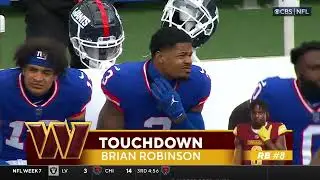 Washington Commanders vs  New York Giants   2023 Week 7 Game Highlights