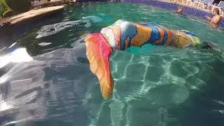 Mermaiding Class in the Farm.  Newton, New Jersey