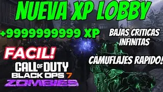 BO7 ZOMBIES NUEVO MEJOR GLITCH XP LOBBY SOLITARIO CONSIGUE TODO INFINITO HAZLO YA!