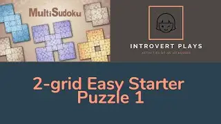 MultiSudoku 2-Grid Easy Starter Puzzle 1