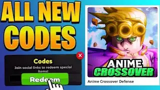 ROBLOX UPDATE! Anime crossover defense CODES 2025!! | BE QUICKLY | part 414