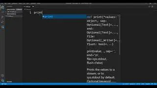Hello world in python