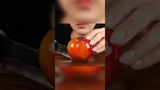 Crystal Peach ASMR Cutting 🍑 | Hyper Realistic Jelly Fruit Satisfying Sounds #asmr #satisfying