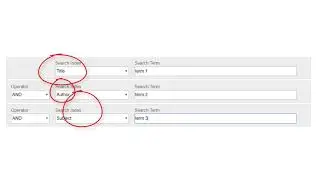 Advanced Search - Discovery