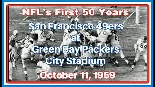 San Francisco 49ers at Green Bay Packers October 11, 1959 at City Stadium