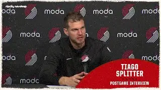 Tiago Splitter Discusses 4th Quarter Comeback And Win Over the Oklahoma City Thunder