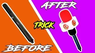 Customize your Microphone like News Reporter's microphone | microphone flag | Techno Baaz