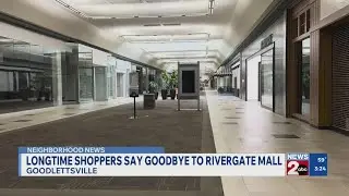Shoppers say goodbye to RiverGate Mall