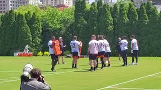 Cincinnati Bengals offensive line without Alex Cappa practice Tuesday