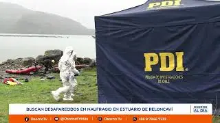 BUSCAN DESAPARECIDOS EN NAUFRAGIO EN ESTUARIO DE RELONCAV&Iacute;