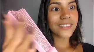 Asmr falando e tapping 🩷 #asmrsounds 