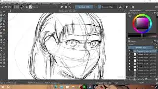 Desenhando cabeça (tentando) 