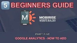Mobirise: Build your website the easy way - Google SEO analytics, how to add the code