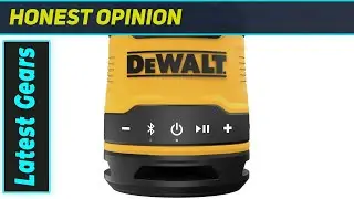 DEWALT DCR008: Миниатюрный динамик для стройплощадки, ОГРОМНЫЙ звук!