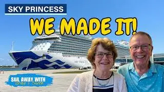 Sky Princess Port Canaveral Embarkation | We Made It! | Snowy Start to pre-Christmas cruise